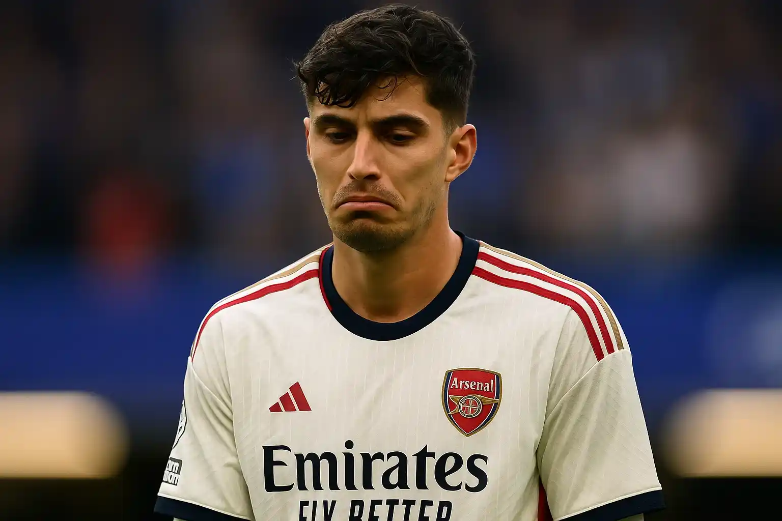 Gương mặt thất vọng của Kai Havertz sau quyết định bất ngờ